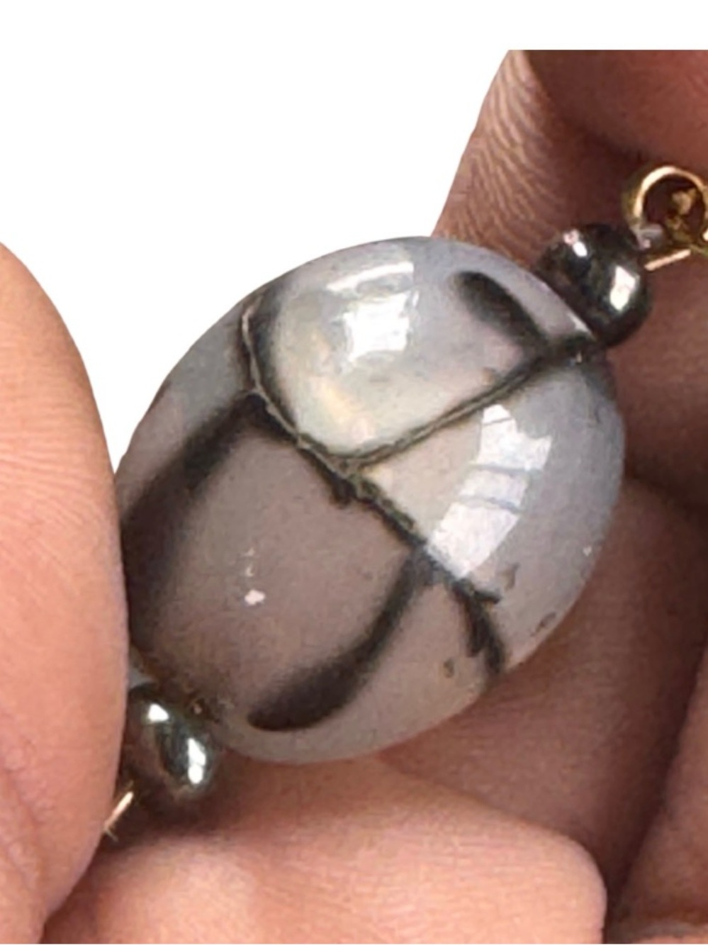 Genuine Dragon’s Blood Stone Necklace - Picture 6 of 6
